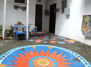 Apartment at sunny yard